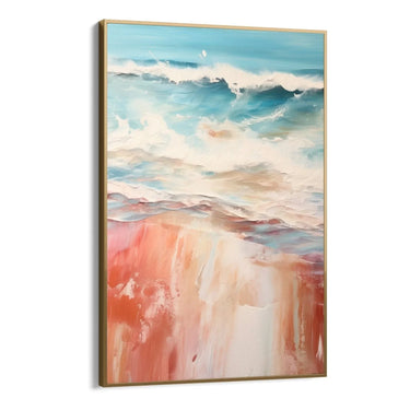 Quadro Stampa su Tela Onde travolgenti - CupidoDesign