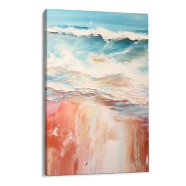 Quadro Stampa su Tela Onde travolgenti - CupidoDesign