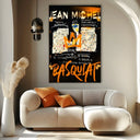 Quadro Stampa su Tela Orange Graffiti - CupidoDesign