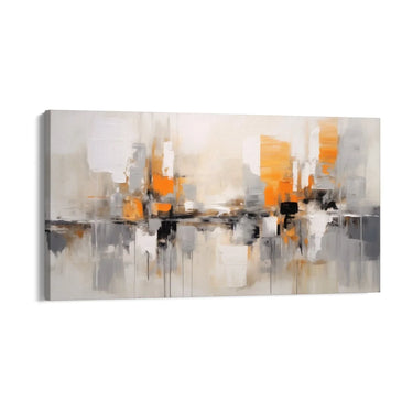 Quadro Stampa su Tela Orizzonte Arancione - CupidoDesign