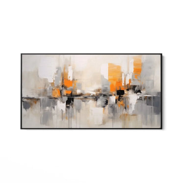 Quadro Stampa su Tela Orizzonte Arancione - CupidoDesign