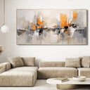 Quadro Stampa su Tela Orizzonte Arancione - CupidoDesign