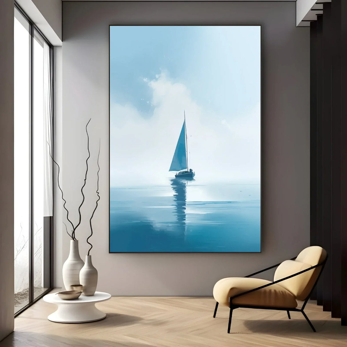 Quadro Stampa su Tela Orizzonte in Movimento - CupidoDesign
