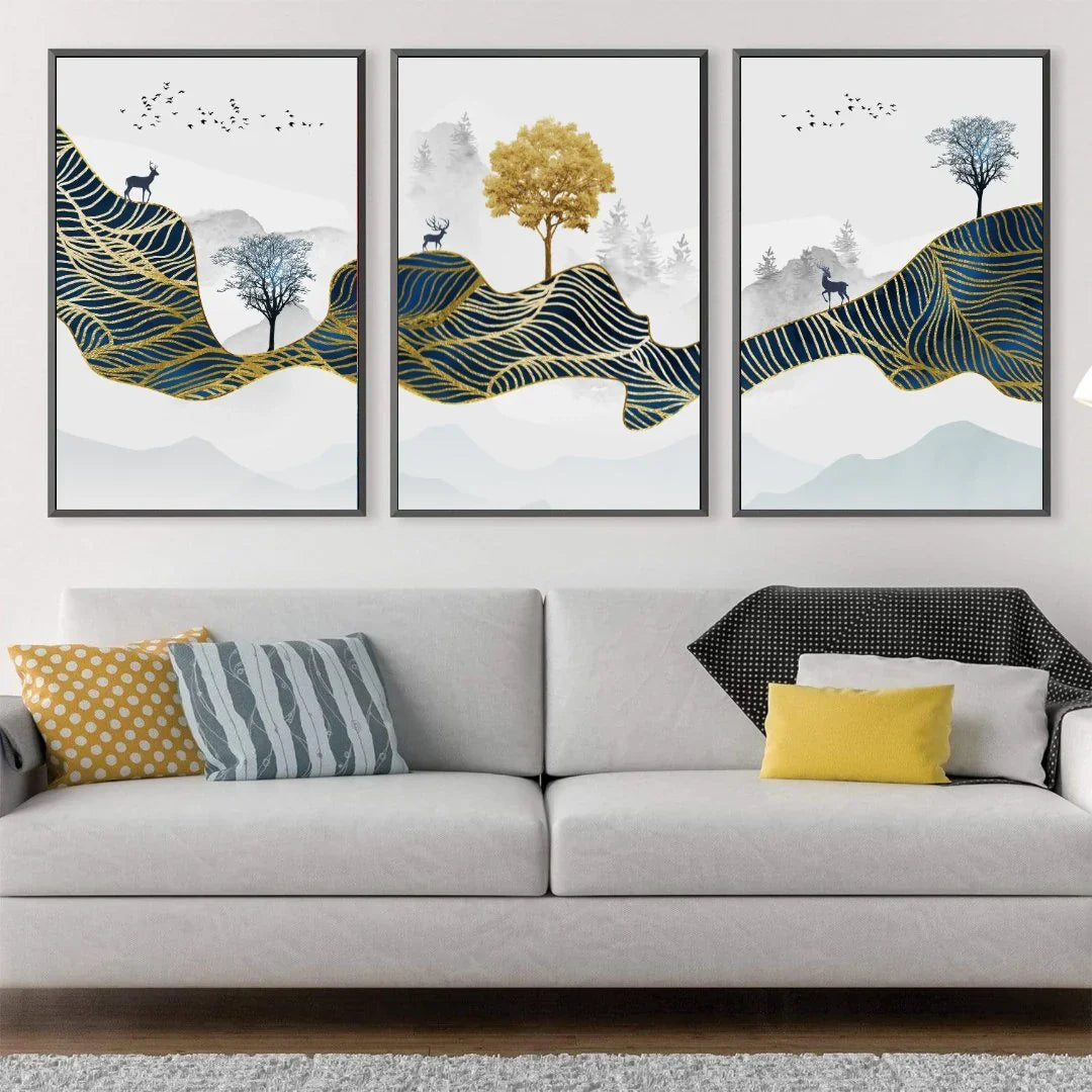 Quadro Stampa su Tela Orizzonti Inesplorati - CupidoDesign