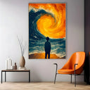 Quadro Stampa su Tela Orizzonti Infiniti - CupidoDesign