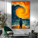 Quadro Stampa su Tela Orizzonti Infiniti - CupidoDesign