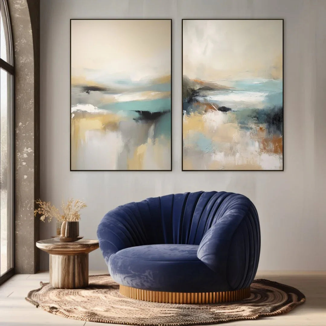 Quadro Stampa su Tela Orizzonti Scomposti - CupidoDesign