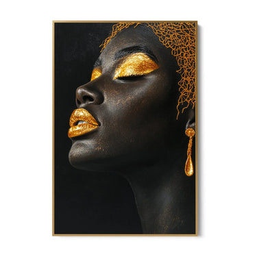 Quadro Stampa su Tela Oro sull’Anima - CupidoDesign