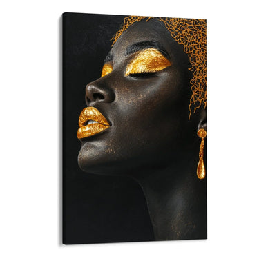 Quadro Stampa su Tela Oro sull’Anima - CupidoDesign