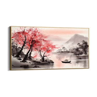 Quadro Stampa su Tela Paesaggio Asiatico - CupidoDesign