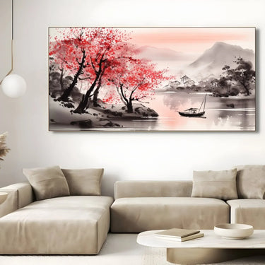 Quadro Stampa su Tela Paesaggio Asiatico - CupidoDesign