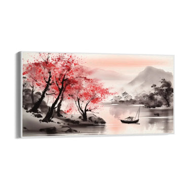 Quadro Stampa su Tela Paesaggio Asiatico - CupidoDesign
