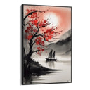 Quadro Stampa su Tela Rosso di sera - CupidoDesign