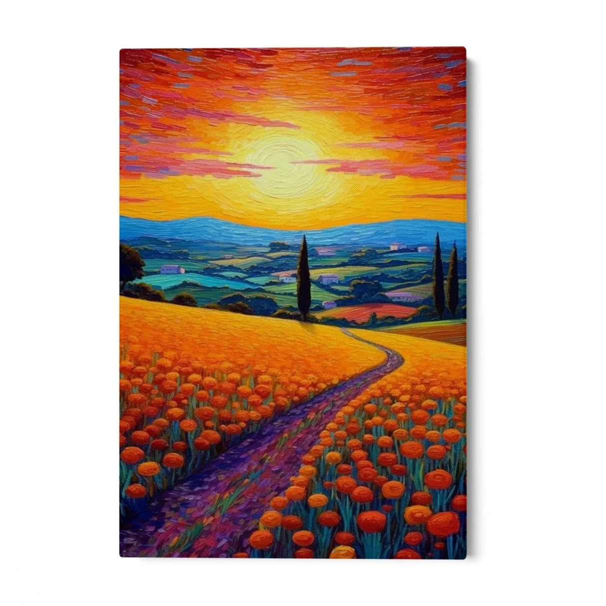 Quadro Stampa su Tela Paesaggio colorato - CupidoDesign