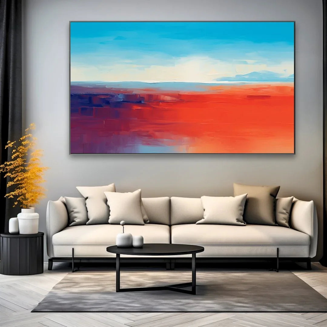 Quadro Stampa su Tela Paesaggio cromatico - CupidoDesign