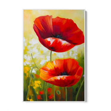 Quadro Stampa su Tela Papaveri Colorati - CupidoDesign