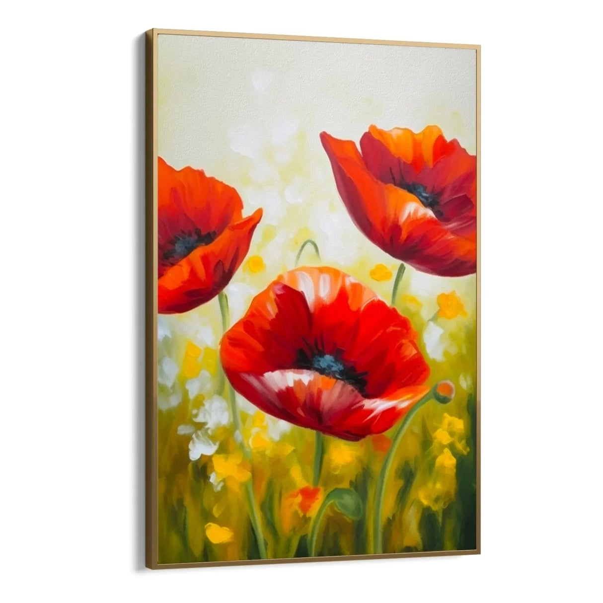 Quadro Stampa su Tela Papaveri Colorati - CupidoDesign