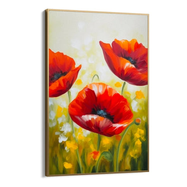Quadro Stampa su Tela Papaveri Colorati - CupidoDesign