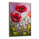 Quadro Stampa su Tela Papaveri Colorati - CupidoDesign