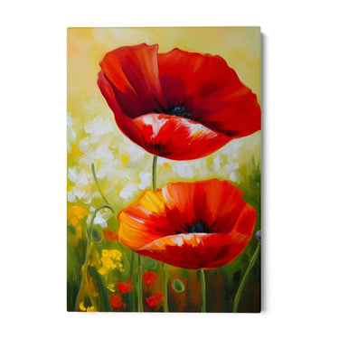 Quadro Stampa su Tela Papaveri Colorati - CupidoDesign