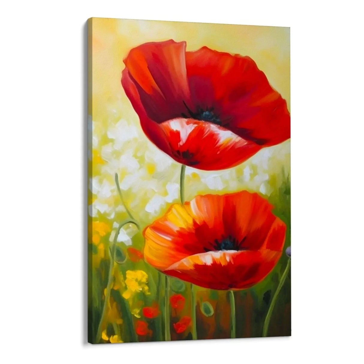 Quadro Stampa su Tela Papaveri Colorati - CupidoDesign