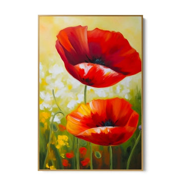 Quadro Stampa su Tela Papaveri Colorati - CupidoDesign