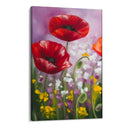 Quadro Stampa su Tela Papaveri Colorati - CupidoDesign