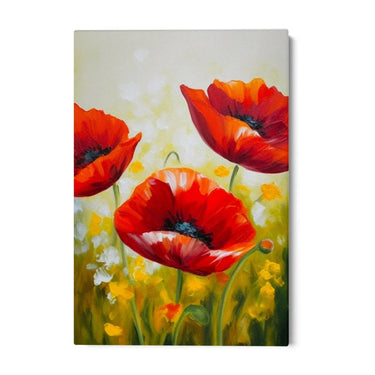 Quadro Stampa su Tela Papaveri Colorati - CupidoDesign
