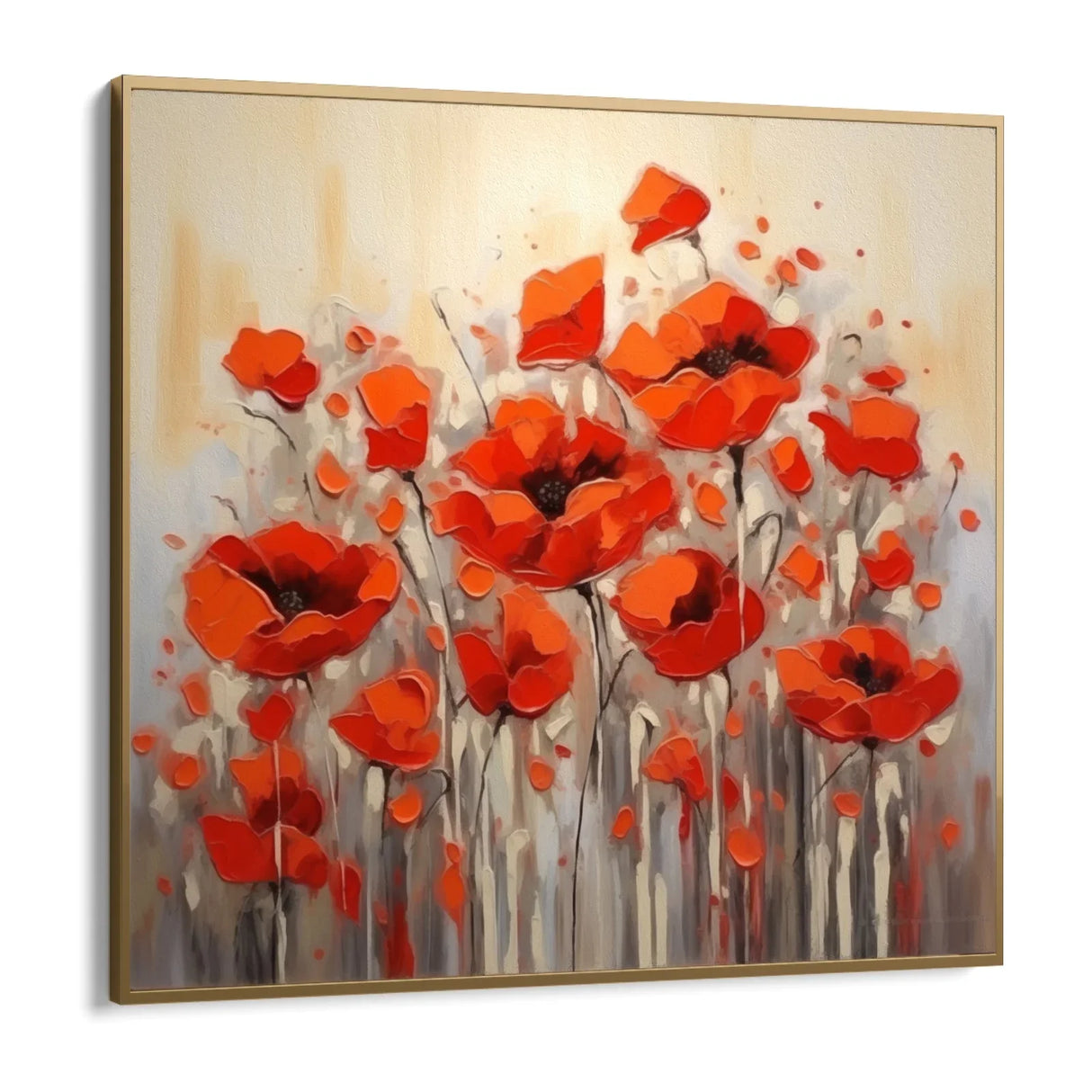 Quadro Stampa su Tela Papaveri Incantati - CupidoDesign