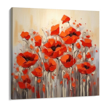 Quadro Stampa su Tela Papaveri Incantati - CupidoDesign