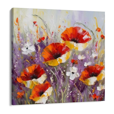 Quadro Stampa su Tela Papaveri Meraviglia - CupidoDesign