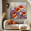 Quadro Stampa su Tela Papaveri Meraviglia - CupidoDesign