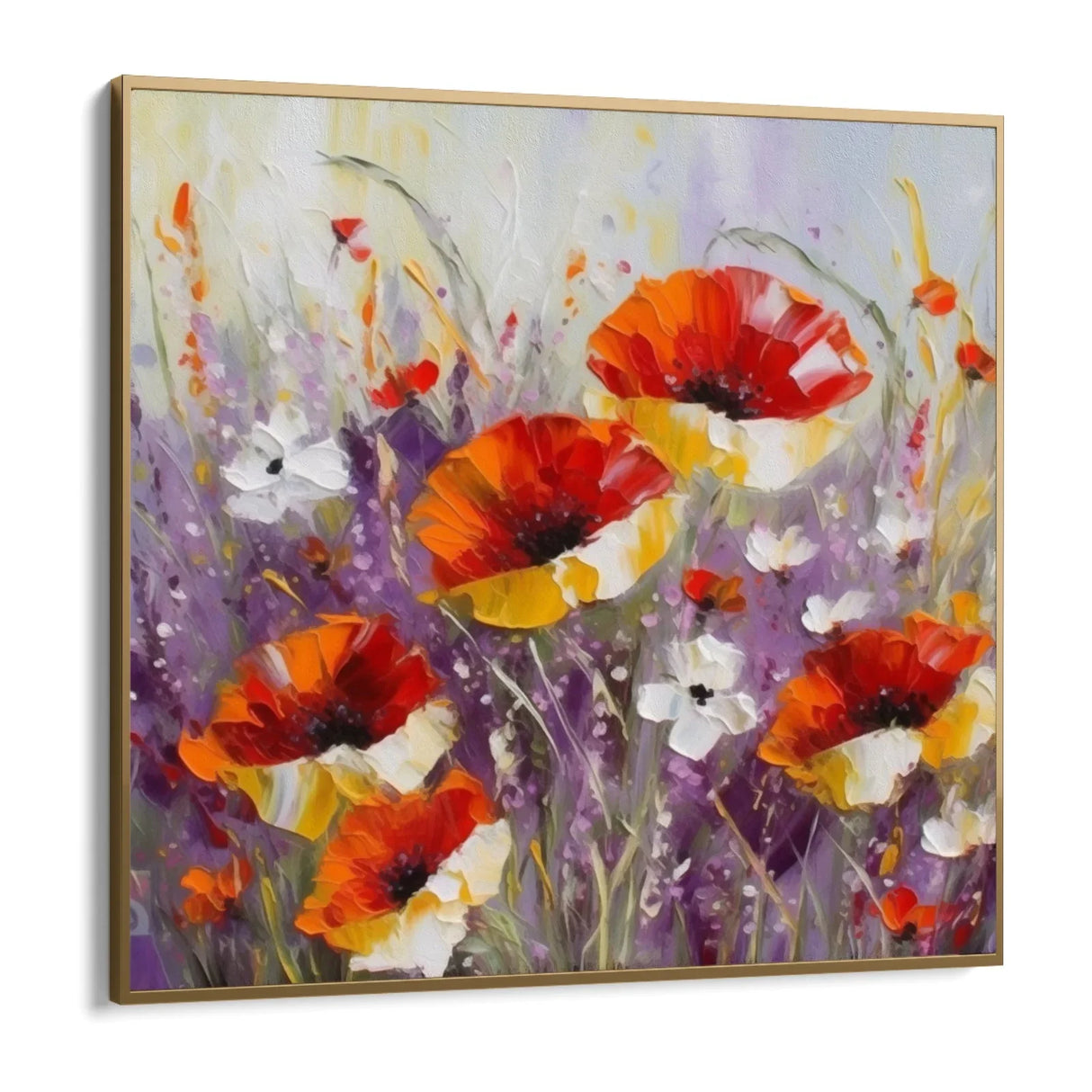 Quadro Stampa su Tela Papaveri Meraviglia - CupidoDesign