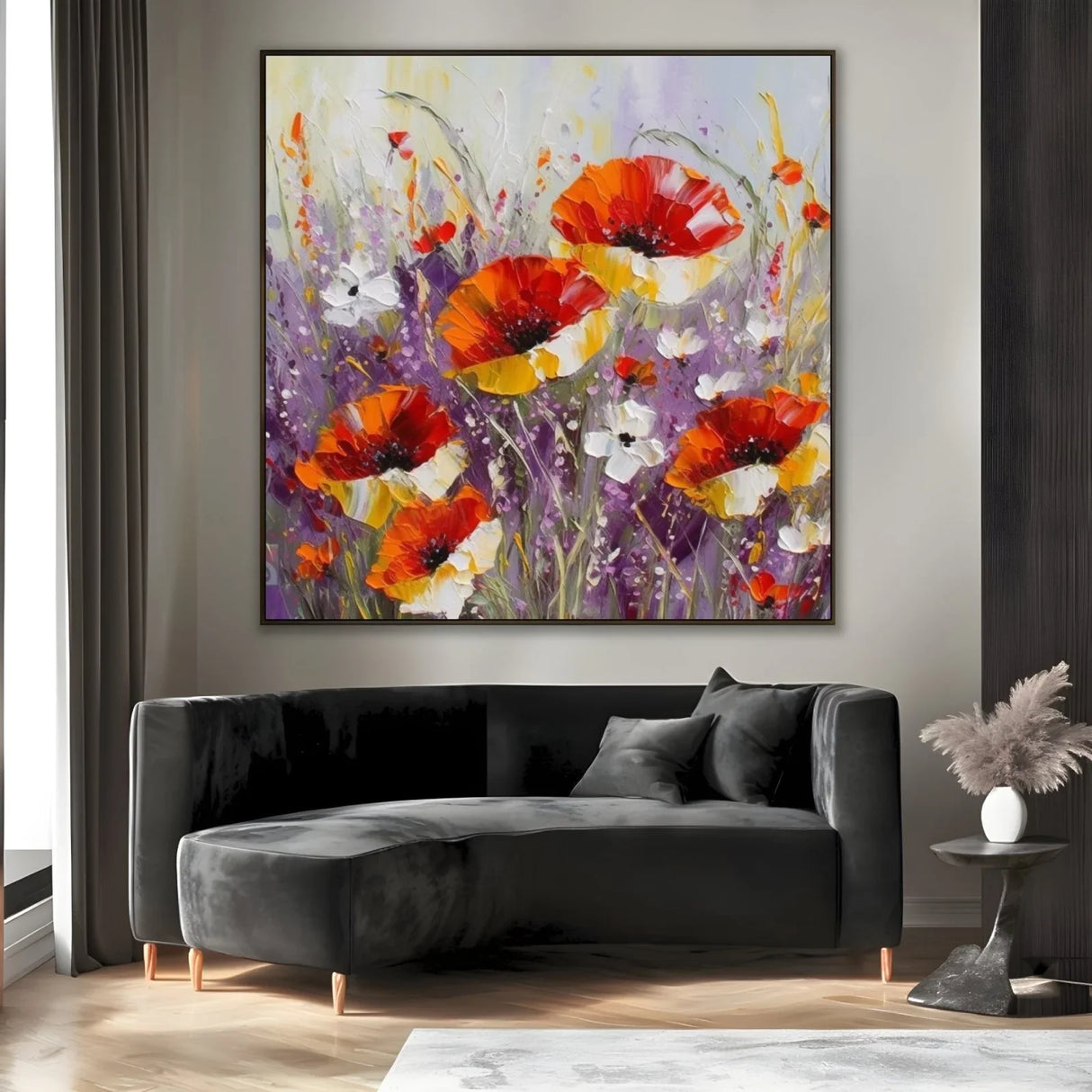 Quadro Stampa su Tela Papaveri Meraviglia - CupidoDesign