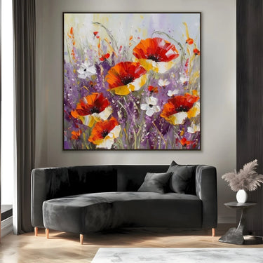 Quadro Stampa su Tela Papaveri Meraviglia - CupidoDesign