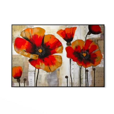 Quadro Stampa su Tela Papaveri nella storia - CupidoDesign