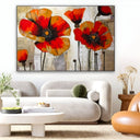 Quadro Stampa su Tela Papaveri nella storia - CupidoDesign