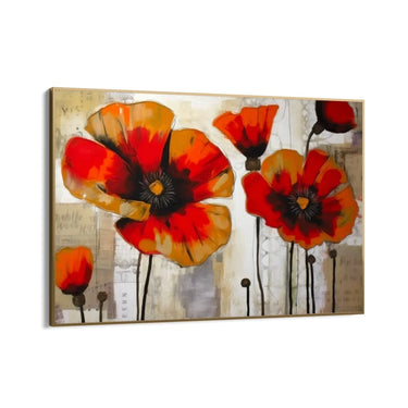 Quadro Stampa su Tela Papaveri nella storia - CupidoDesign