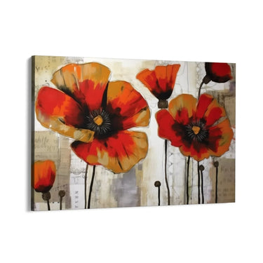 Quadro Stampa su Tela Papaveri nella storia - CupidoDesign