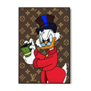 Quadro Stampa su Tela Paperone Graffiti - CupidoDesign