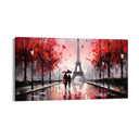 Quadro Stampa su Tela Parigi Coperta dall'Amore - CupidoDesign