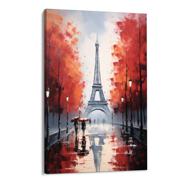 Quadro Stampa su Tela Paris in Love - CupidoDesign