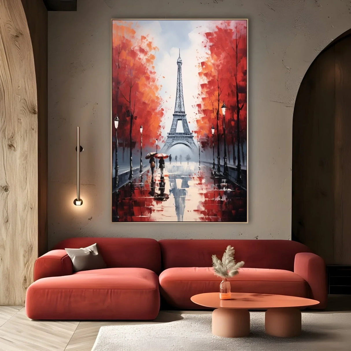 Quadro Stampa su Tela Paris in Love - CupidoDesign