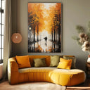 Quadro Stampa su Tela Passeggiata in Autunno - CupidoDesign