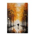 Quadro Stampa su Tela Passeggiata in Autunno - CupidoDesign