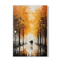 Quadro Stampa su Tela Passeggiata in Autunno - CupidoDesign