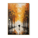 Quadro Stampa su Tela Passeggiata in Autunno - CupidoDesign