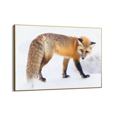 Quadro Stampa su Tela Passi nella Neve - CupidoDesign