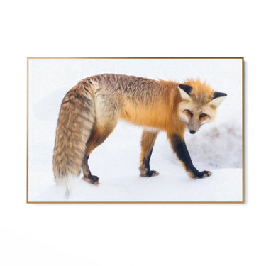 Quadro Stampa su Tela Passi nella Neve - CupidoDesign