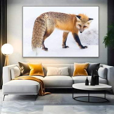 Quadro Stampa su Tela Passi nella Neve - CupidoDesign